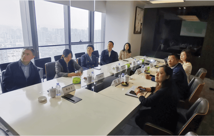 重慶市僑聯黨組書記 重慶市委統戰部副部長孟衛紅 一行領導蒞臨重慶中和燃氣調研指導
